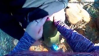 French Amateur Has Public Anal Sex In The Park