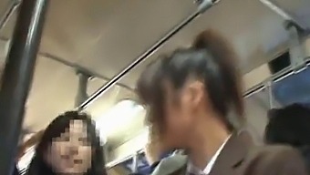 Japanese Beauty Engages In Passionate Public Encounter