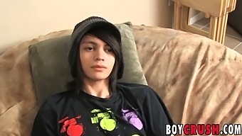 Gay Porn Star Masturbates And Ejaculates During Interview