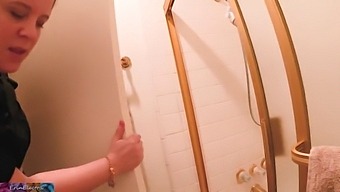 A Wild Encounter Between A Stepmother And Stepson In The Bathroom Post-Church