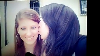Teen Watches Lesbian Couple And Gets Aroused