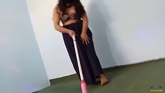 Canadian Mommy Caught In Erotic Act While Cleaning And Dancing In The Nude