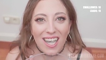 Venom'S Massive Oral Pleasure With 129 Mouthfuls Of Cum In A Premium Bukkake Video
