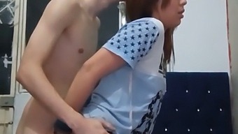 Colombian Stepsister Starts Flirting With Me By Kissing My Lips