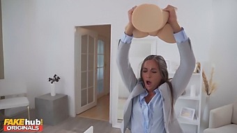 British Girlfriend Lara Lee'S Jealous Reaction Leads To A Fake Pussy Cumming And Facial Pussy Licking