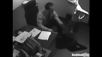 Blonde Secretary Gives A Sensual Blowjob To Her Boss'S Big Penis