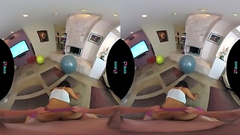 Jenna Foxx, In Yoga Pants, Gets Penetrated From Behind In Vrhush