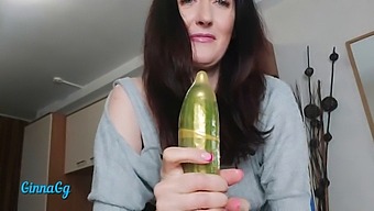 My Vagina Releases Creamy Fluid During Cucumber Penetration And Squirting During Fisting