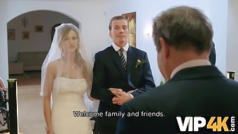 Czech Beauty Olivia Sparkle'S Intimate Moments In A Wedding Dress And Veil Captured In Hd