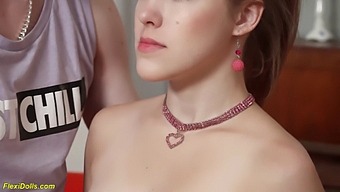 Brunette Pornstar Gets Naughty With A Life-Sized Sex Doll