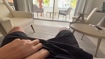 I Unexpectedly Discovered My Roommate Pleasuring Herself And I Had No Choice But To Have Sex With Her!