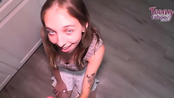 Skinny Breezy Bri Gives Deepthroat And Creampie To Mature Seth Brogan!