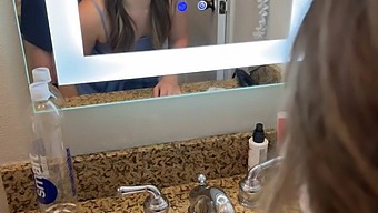 A Provocative Bridesmaid Secretly Gives A Passionate Blowjob