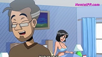 Stepmother With Big Breast Helps Stepson To Cum In This Cartoon.